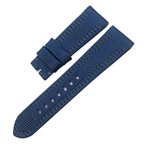 NIBYQ Panerai Tauchbares Armband aus Segeltuch, Leder, Sportuhrenarmband, 24 mm, 26 mm, Nylongewebe, Geschenkwerkzeuge, 24 mm, Achat von NIBYQ