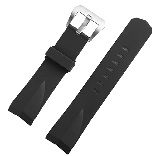 NIBYQ Silikon-Uhrenarmbänder, 22 mm, 24 mm, passend für Corum-Sportarten, Gummiband, modisches Armband, Ersatzzubehör, 24 mm, Achat von NIBYQ