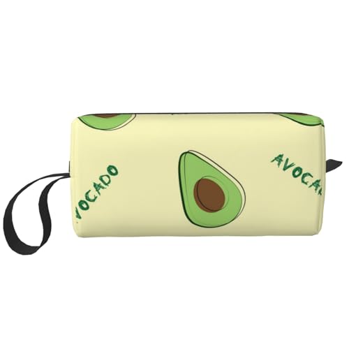 Grüne Avocado, Make-up-Tasche, Kosmetiktasche, tragbare Reise-Kulturtasche, Make-up-Tasche, Organizer von NIHAPUDW