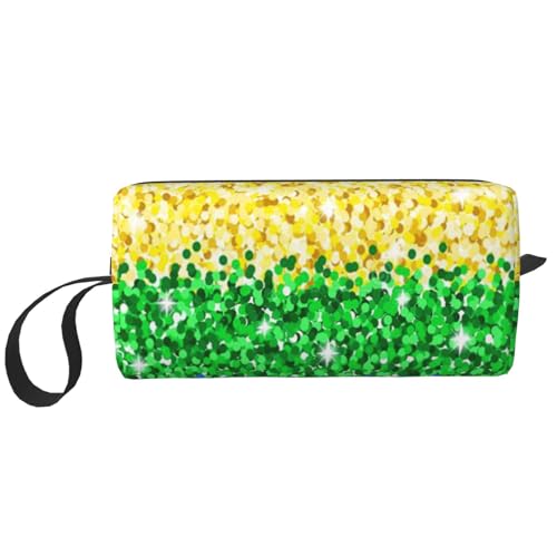 LGBT Sparkle Glitter Pride Flag, Make-up-Tasche, Kosmetiktasche, tragbare Reise-Kulturtasche, Make-up-Tasche, Organizer von NIHAPUDW