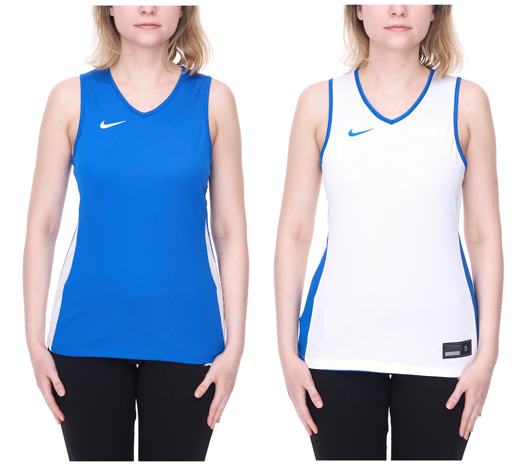 NIKE Team Basketball Reversible Damen Tank-Top mit Dri-FIT-Technologie Trainings-Shirt wendbares Sport-Shirt NT0213-463 Blau/Weiß NIKE Team Basketball Reversible Damen Tank-Top mit Dri-FIT-Technologie Trainings-Shirt wendbares Sport-Shirt NT0213-463 Blau/Weiß von NIKE