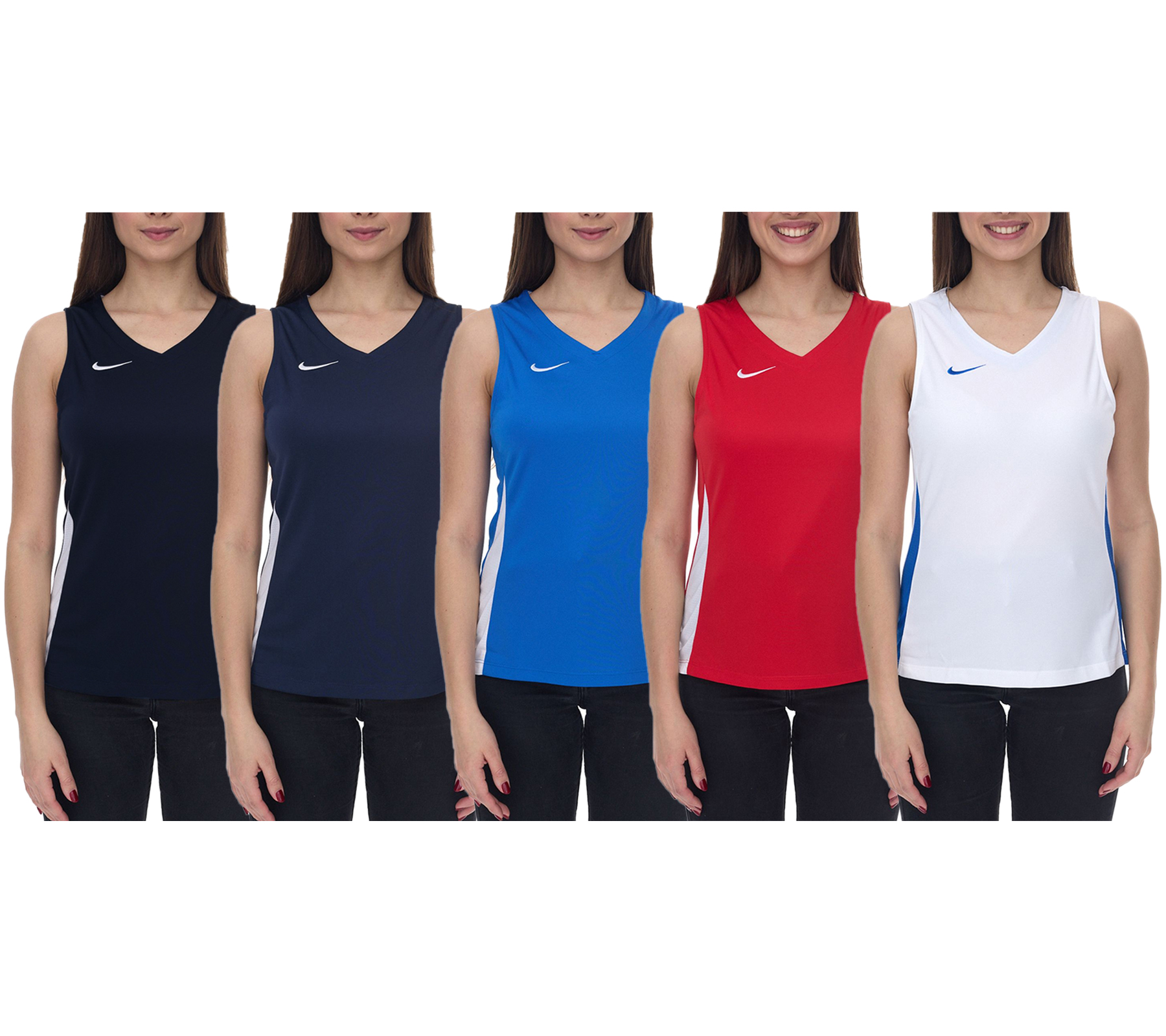 NIKE Team Fitness Damen Tank-Top mit DryFit Sport-Shirt Trainings-Shirt NT0211 Rot, Blau, Weiß, Schwarz, Grün NIKE Team Fitness Damen Tank-Top mit DryFit Sport-Shirt Trainings-Shirt NT0211 Rot, Blau, Weiß, Schwarz, Grün von NIKE