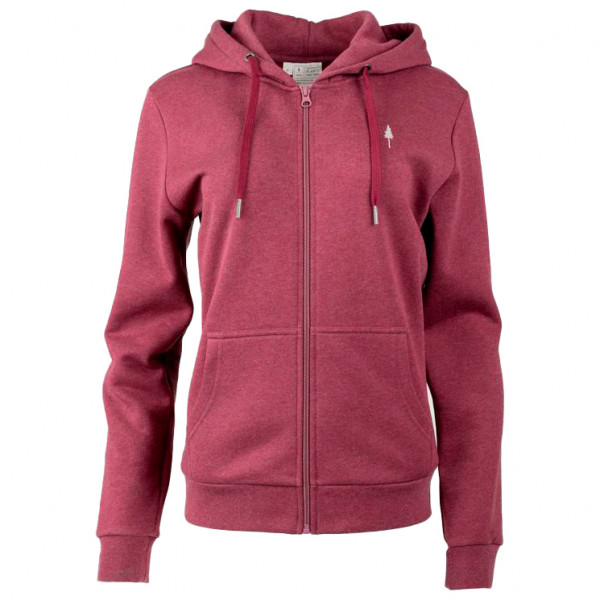 NIKIN - Women's Treehoodie Zip - Hoodie Gr M rot/rosa von NIKIN