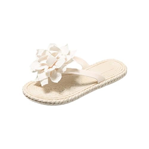 NIUREDLTD Flip Flops Damen Elegant Plateau Flipflops Flache Weich Slip-On Sandalen Sommerschuhe Beach Flipflops Beach/Pool Pantoffeln Lässige Flip Flop Sommer Flache von NIUREDLTD