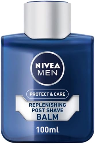 NIVEA Men Protect & Care Replenishing Post Shave Balm (100ml), Aftershave Balm For Men, Soothing Post Shave Balm, NIVEA After Shave Balm Aloe Vera & Pro-Vitamin B5 von NIVEA