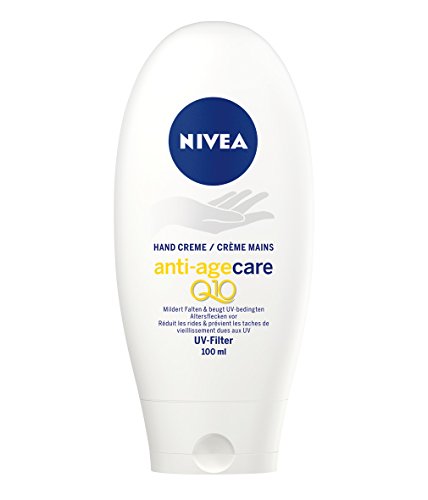 Nivea Anti Age Q10 Hand Creme, 1er Pack (1 x 100 ml), mildert Falten und beugt UV-bedingte Altersflecken vor von NIVEA