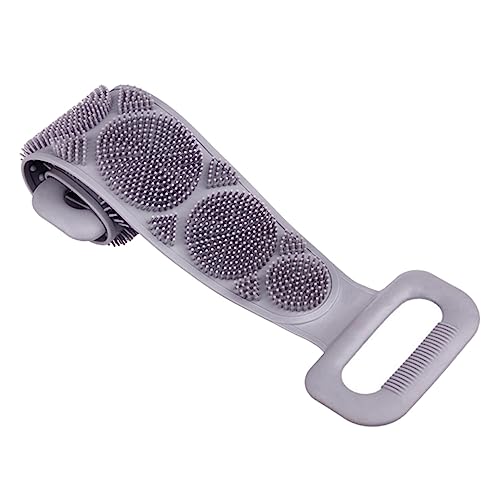 NIYANGLE 1 Stück Silikon Rückenpeeling Handtuch Langer Exfoliationsgurt für Dusche und Bad für Tiefenreinigende Körperpflege Vielseitig Einsetzbar für Zuhause und Dormitories Zufälliger NIYANGLE 1 Stück Silikon Rückenpeeling Handtuch Langer Exfoliationsgurt für Dusche und Bad für Tiefenreinigende Körperpflege Vielseitig Einsetzbar für Zuhause und Dormitories Zufälliger von NIYANGLE