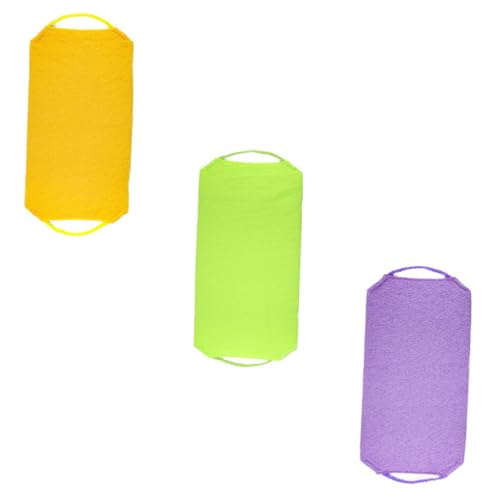 NIYANGLE 3stücke Teiliges Duschpeeling-handtuch Exfolierender Rückenschrubber Aus Hochwertigem Material Doppelseitiges Design Für Sanfte Reinigung Für Körperpflege Und Hautpflege NIYANGLE 3stücke Teiliges Duschpeeling-handtuch Exfolierender Rückenschrubber Aus Hochwertigem Material Doppelseitiges Design Für Sanfte Reinigung Für Körperpflege Und Hautpflege von NIYANGLE