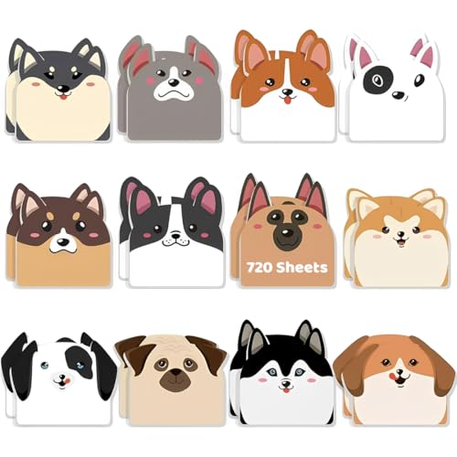 720 Bögen Kleine Haftnotizen Kinder, 24 Pcs Notizblock Klein, Kleine Blöcke für Kinder Haftnotizen in 12 Hunde Formen Design Kleine Geschenke für Kinder, Mitgebsel Kindergeburtstag 720 Bögen Kleine Haftnotizen Kinder, 24 Pcs Notizblock Klein, Kleine Blöcke für Kinder Haftnotizen in 12 Hunde Formen Design Kleine Geschenke für Kinder, Mitgebsel Kindergeburtstag von NJCXOLA