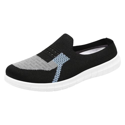 NKPUYT Orthopädische Schuhe Damen Sneaker Sportschuhe Slip on Turnschuhe Leicht Bequeme Freizeitschuhe Plateau Walkingschuhe Casual Sneaker Mesh Atmungsaktiv Schlupfschuhe Memory Foam Schuhe von NKPUYT