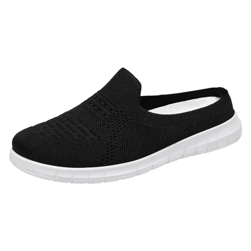 NKPUYT Orthopädische Schuhe Damen Sneaker Sportschuhe Slip on Turnschuhe Leicht Bequeme Freizeitschuhe Plateau Walkingschuhe Casual Sneaker Mesh Atmungsaktiv Schlupfschuhe Memory Foam Schuhe von NKPUYT