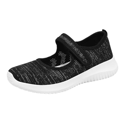 NKPUYT Orthopädische Schuhe Damen Sneaker Turnschuhe Slip on Sportschuhe Leicht Bequeme Walkingschuhe Mesh Atmungsaktiv Laufschuhe Casual Sneaker Ohne Schnuersenkel Wanderschuhe Memory Foam Schuhe von NKPUYT