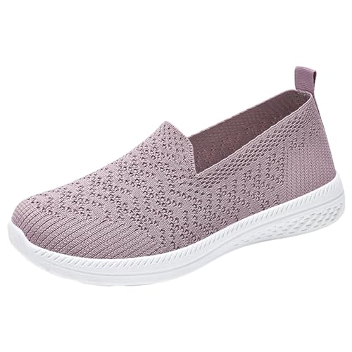 NKPUYT Orthopädische Schuhe Damen Sneaker Turnschuhe Slip on Sportschuhe Leicht Bequeme Walkingschuhe Ohne Schnuersenkel Laufschuhe Casual Sneaker Plateau Schlupfschuhe Outdoor Fitness Schuhe von NKPUYT