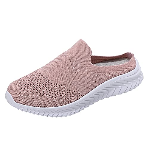 NKPUYT Orthopädische Schuhe Damen Sneaker Turnschuhe Slip on Sportschuhe Leichtgewicht Laufschuhe Mesh Atmungsaktiv Freizeitschuhe Casual Sneaker Plateau Wanderschuhe Outdoor Fitness Schuhe von NKPUYT