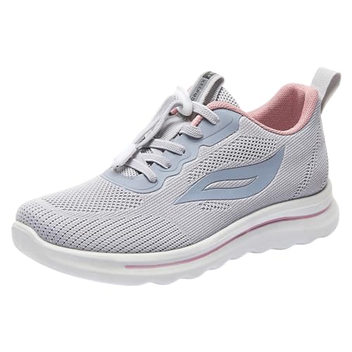 NKPUYT Schuhe Damen Sommer Slip on Turnschuhe Leichtgewicht Sportschuhe Mesh Atmungsaktiv Laufschuhe Ohne Schnuersenkel Wanderschuhe Plateau Freizeitschuhe Outdoor Fitness Schuhe Schlupfschuhe von NKPUYT