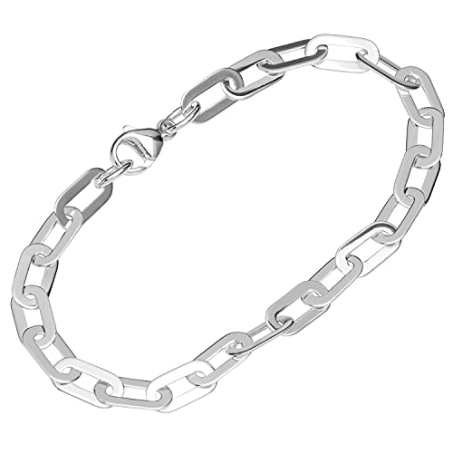 NKlaus Armband 925 Sterling Silber 21cm Luna Kette Unisex designer Armkette exquisit 12718 von NKlaus