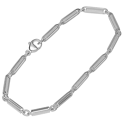 NKlaus Armband 925 Sterling Silber 22cm Gliederkette Unisex Armbandkette designer Kette 12056 von NKlaus