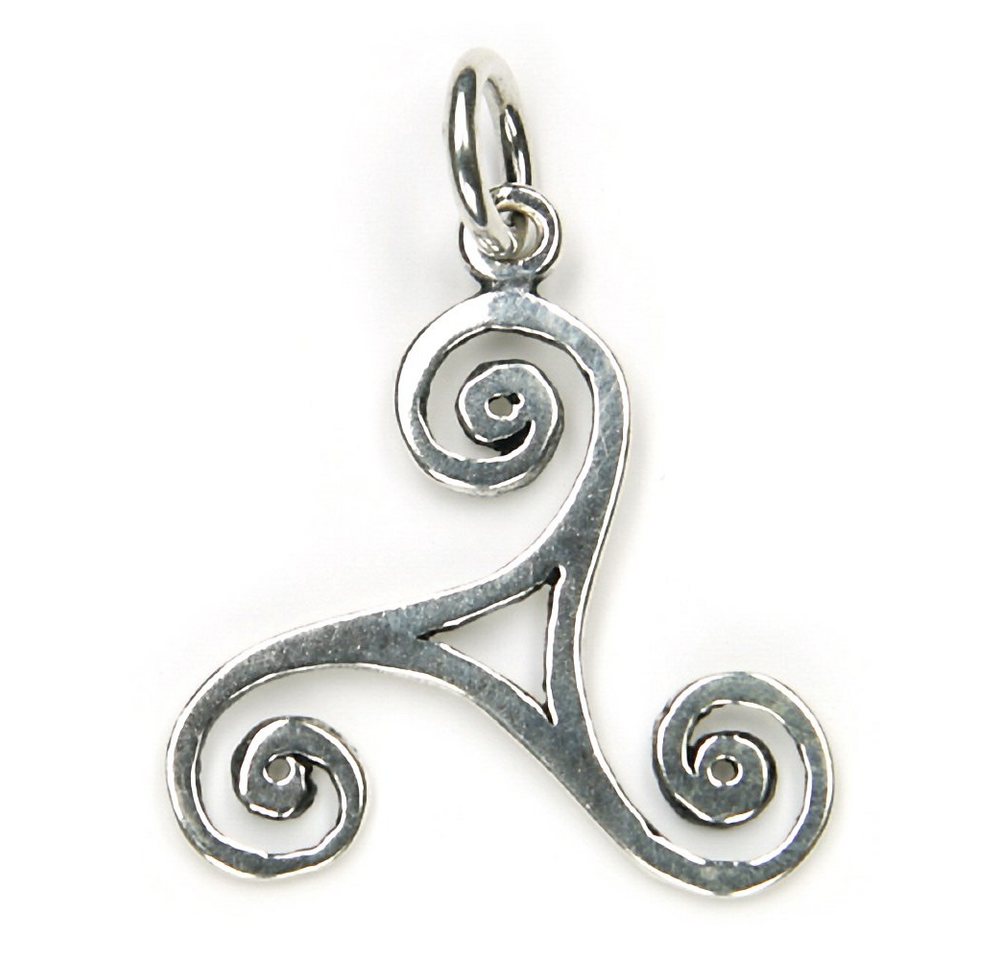 NKlaus Kettenanhänger Keltischer Triskel Talisman 925 Silber 2,5cm Kett, 925 Sterling Silber Silberschmuck für Damen von NKlaus