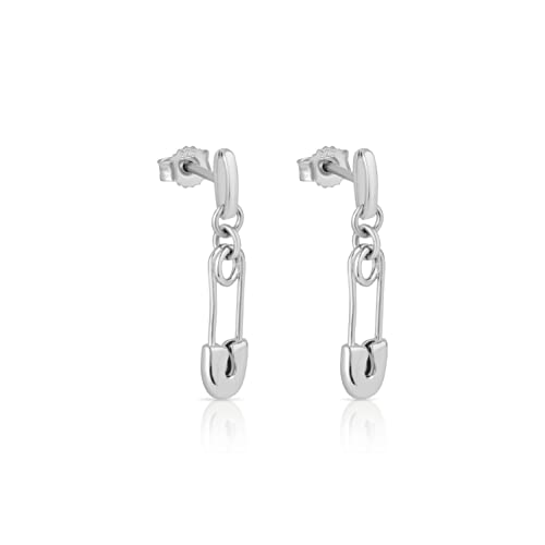 NKlaus Paar Ohrstecker 925 Sterling Silber rhodiniert Sicherheitsnadel Damen designer Ohrringe 4882 von NKlaus