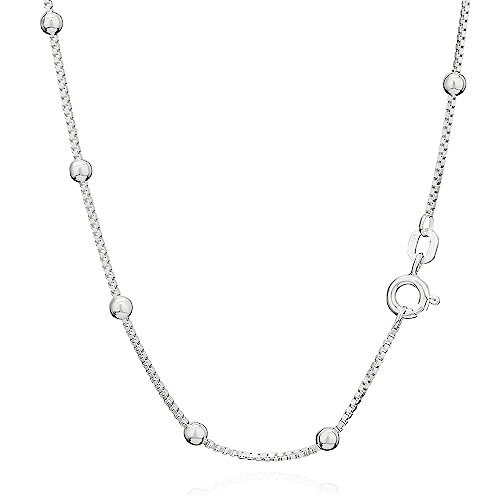 NKlaus 45cm Venezianerkette 925 Silber elegante Halskette Breite: 1,8mm Collier 5g schwer 1876 von NKlaus