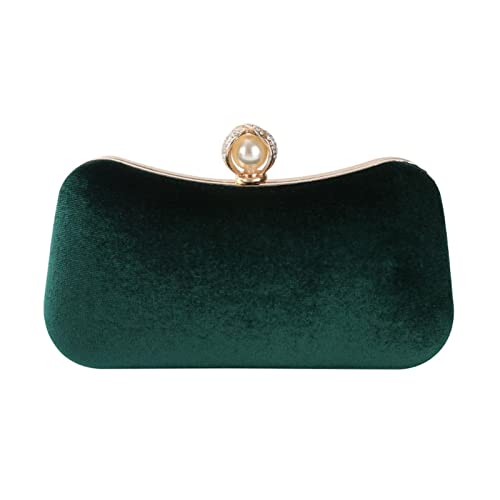 NLAVW Abendtasche Damen Clutch Frauen Abend Umhängetasche Mode Braut Samt Clutch Party Volltonfarbefemale Elegant Prom Hochzeit Umhängetasche Handtasche Grün NLAVW Abendtasche Damen Clutch Frauen Abend Umhängetasche Mode Braut Samt Clutch Party Volltonfarbefemale Elegant Prom Hochzeit Umhängetasche Handtasche Grün von NLAVW