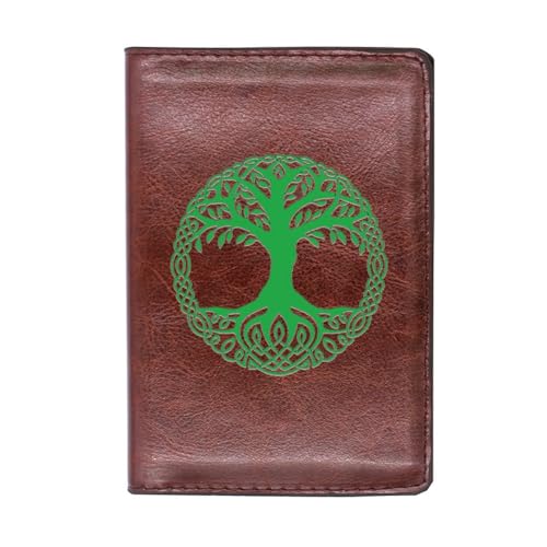 Einzigartige Mittelalterliche Retro-Leder-Geldbörsen Aus Echtem Leder, Luxus-Geldbörse For Herren, Weihnachtsgeburtstagsgeschenk, Nordisches Wikinger-Symbol-Amulett-Geldbörse ( Color : B-wallet 28 ) von NMVAWIPT