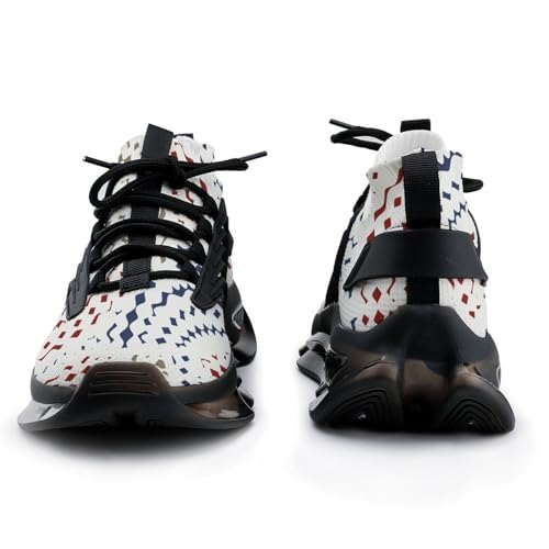 NMVAWIPT Trailrunning Schuhe Für Damen, Atmungsaktiv rutschfest Leicht Ausflugs Trail Sneaker, Modische Straßenlaufschuhe (Color : Style C - Black, Size : 40 EU) von NMVAWIPT