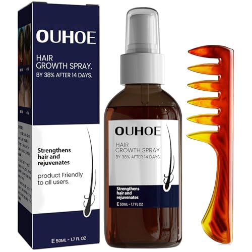 NNBWLMAEE Ouhoe Hair Growth Spray, Ouhoe Hair Growth Oil, Ouhoe Stronger And Hair Thickening Spray, Hair Regrowth Treatments For Women & Men, Hair Enhance Serum (1PCS) von NNBWLMAEE