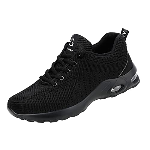 Damen Sneaker Atmungsaktiv Sportschuhe Leicht Laufschuhe Fitness Gym Plateau Schuhe Turnschuhe Walking Freizeitschuhe Sneaker schwarz Damen Sandalen Silber Damen flach Herren Pantoffeln von NNGOTD