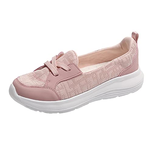 Flip Flops Damen Weich Leder Stoff Badelatschen Yoga Matte Fußbett Sandalen Sommer Strand Zehentrenner Rutschfest Badesandalen Frauen sneaker damen 42 pinke sandalen damen keilpantoletten damen von NNGOTD