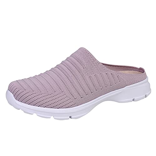 NNGOTD Pantoletten Damen Sommer Elegant Casual Boho Pantoletten Sandalen Orthopädische Orthosandalen Sandaletten Sexy Leichte Zehentrenner Damensandalen sneakers damen sandale wasserschuhe damen von NNGOTD