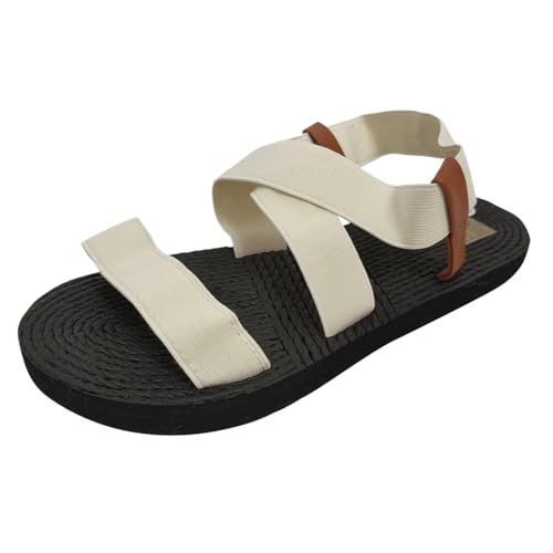 Pantoletten Damen mit Fussbett Sandalen Flach rutschfest Sommer Badelatschen Lässig Eva Slides Erwachsene Schlappen Sneakers Schuhe Damen Sandalen Damen Sommer mit Absatz Badepantoletten Damen von NNGOTD