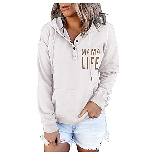 Pullover lang Damen only weißes Sweatshirt Damen Basic großer Hoodie Damen Gothic Jacke Damen grösse XXL Mantel Damen weinrot Langarmshirt Damen 44 Baumwolle weihnachtsmann Bluse von NNGOTD