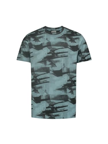 NO EXCESS Herren T-Shirt 24350430 (DE/NL/SE/PL, Alphanumerisch, M, Regular, Regular, Sky Blue) von NO EXCESS