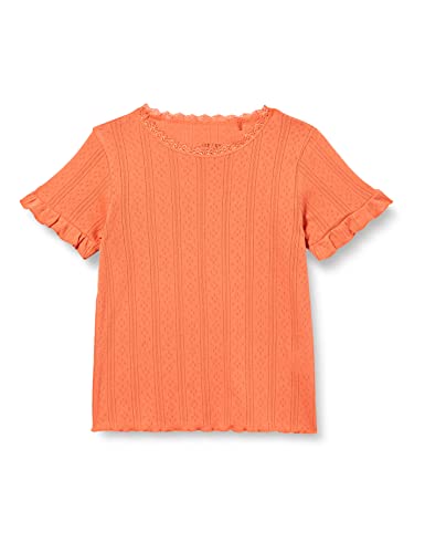 NOA NOA MINIATURE Girl's Mini Organic Cotton Pointelle T-Shirt, APRICOT Brandy, 5 Years von Noa Noa