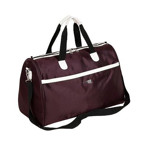 NOGRAX Schulrucksack Große Reisetaschen Für Frauen Handtaschen Gepäcktaschen Crossbody Tasche Männer Reisen Tasche Freizeit Damen Modesportarten-Braun von NOGRAX