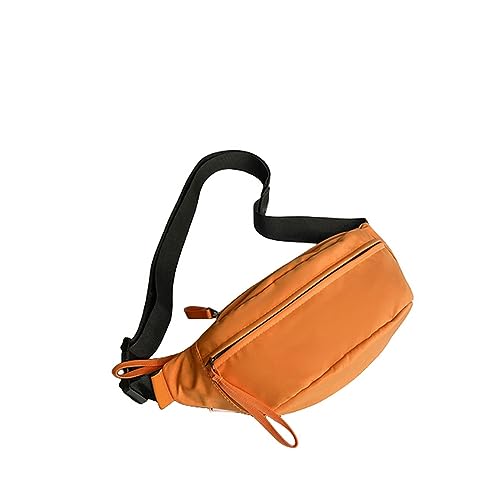 NOGRAX Schulrucksack Taillenpacktasche Frauen Schulter Fanny Pack Große Telefon Reise Sport Damen Geldgurtbeutel Beutel Männer Modetasche-Orange Taillenbeutel von NOGRAX