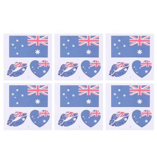 NOLITOY 25blätter Wasserdichte Nationalflaggen Tattoos Temporäre Gesicht Aufkleber Für Sportveranstaltungen Patriotische Sticker Für Fans Australien Flagge Spaß Für Sportarten NOLITOY 25blätter Wasserdichte Nationalflaggen Tattoos Temporäre Gesicht Aufkleber Für Sportveranstaltungen Patriotische Sticker Für Fans Australien Flagge Spaß Für Sportarten von NOLITOY