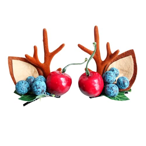 NOLITOY 2St Weihnachtshaarspangen Haarschmuck für Kinder zu Weihnachten Requisiten für Weihnachtsfotos haarspange weihnachten weihnachts haarspangen Haarschmuck für Abschlussball von NOLITOY