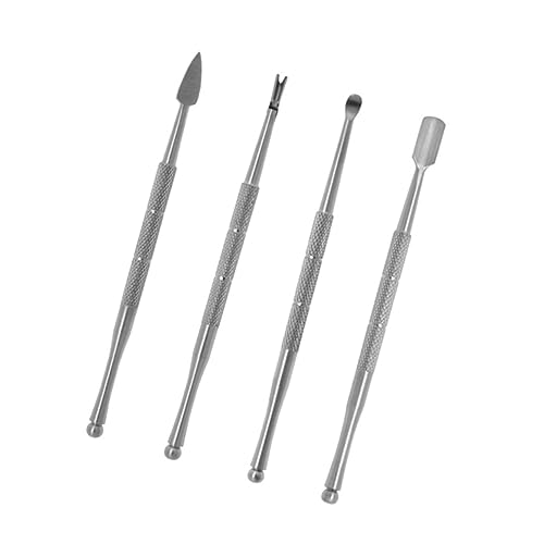 NOLITOY 4stücke Teiliges Aus Edelstahl Nagelhautwerkzeugen Nagelhautentferner Löffel Und Pusher Für Maniküre Geeignet Für Nagelstudios Und Zuhause Für Pflege Von Nagelbett Und NOLITOY 4stücke Teiliges Aus Edelstahl Nagelhautwerkzeugen Nagelhautentferner Löffel Und Pusher Für Maniküre Geeignet Für Nagelstudios Und Zuhause Für Pflege Von Nagelbett Und von NOLITOY
