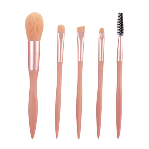 NOLITOY 5-Teiliges Make-Up-Pinsel-Set Tragbar Loses Puder Lidschatten-Pinsel-Set Beauty-Make-Up-Pinsel von NOLITOY