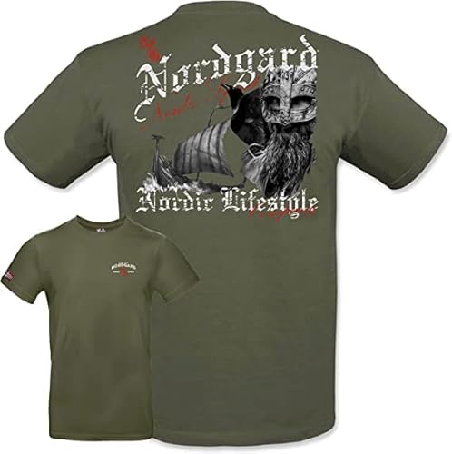 NORDGARD Sommerkollektion 2018 T-Shirt Spirit für SIE und IHN (M, Khaki) von NORDGARD