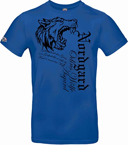 NORDGARD Viking Shirt Fenrir (blau, 3XL) von NORDGARD