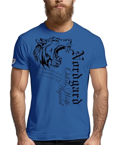 NORDGARD Viking Shirt Fenrir blau, XL von NORDGARD