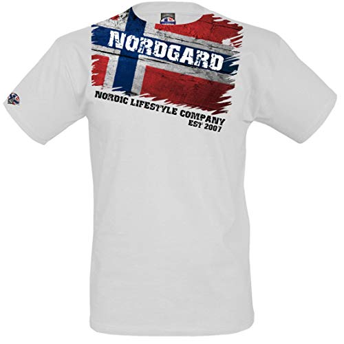 NORDGARD Viking Shirt Flagg (5XL) weiß von NORDGARD