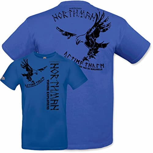 NORDGARD Viking Shirt Northman 2 (4 XL) blau von NORDGARD