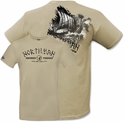 NORDGARD Viking Shirt Northman 4 Sand M von NORDGARD