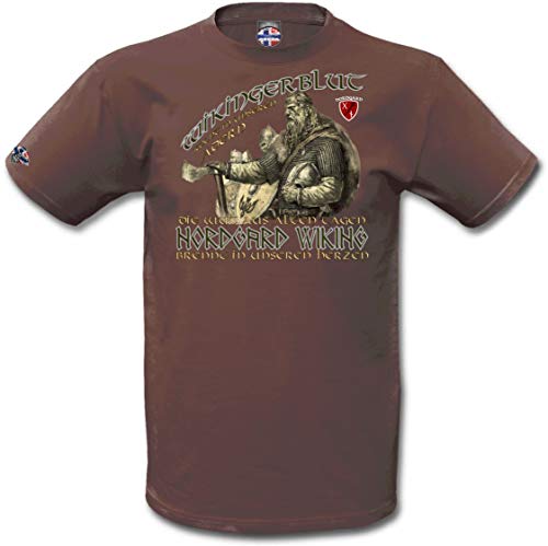 NORDGARD Viking Shirt WIKINGERBLUT (XXXL) braun von NORDGARD