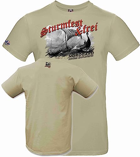 NORDGARD Viking T Shirt FRIHET (XXL, Sand) von NORDGARD