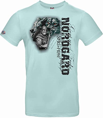 NORDGARD Viking T Shirt GERI (L, mintgrün) von NORDGARD